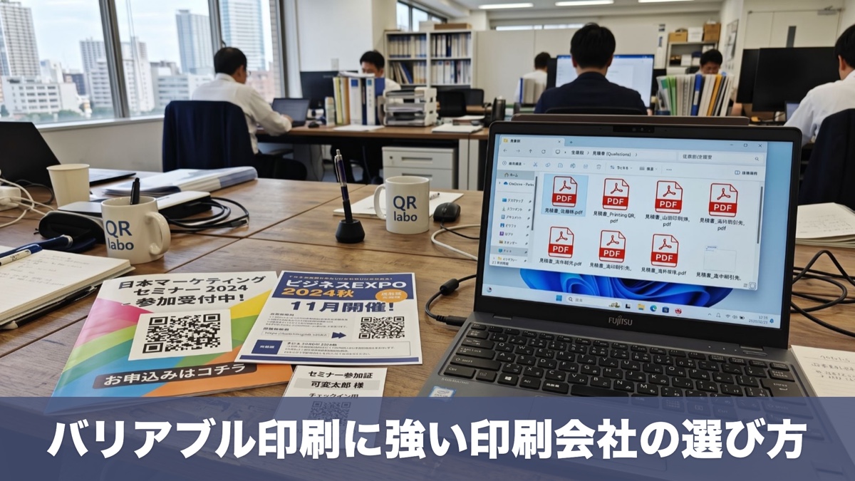 バリアブル印刷に強い印刷会社の選び方